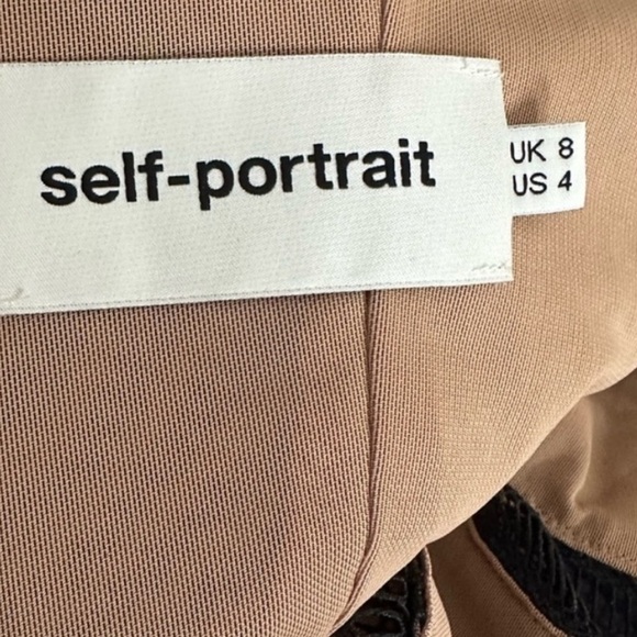 Self-Portrait | Crochet Lace Tiered Midi Dress - Picture 6 of 8